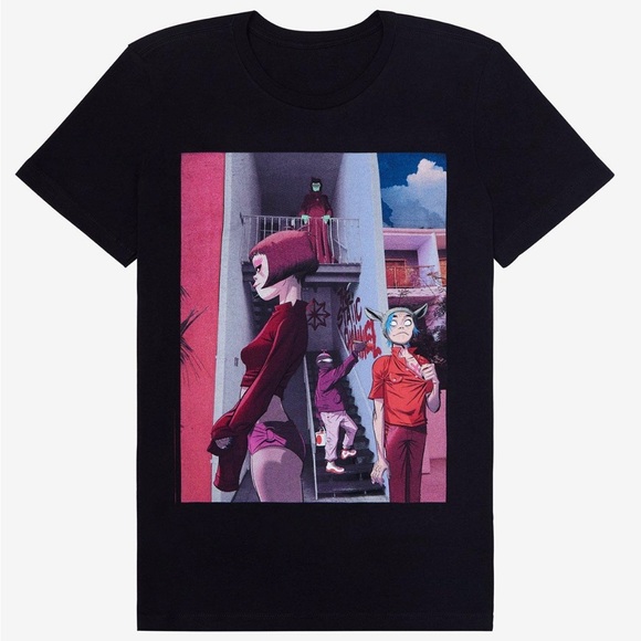 NWT Gorillaz The Static Channel T-Shirt Size Small 🆕 Hot Topic - Picture 1 of 7